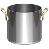 三宝産業 UKプチ寸胴鍋(蓋無) 10cm 18-8ステンレス+アルマイト 中国 PPT8503