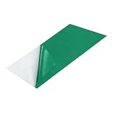 uxcell 粘着フェルトシート フェルト生地クラフト裏面粘着フェルトシート 17.7" x 39.8" ピールアンドスティック 緑 DIY裁縫クラフトプロジェクト用 1枚