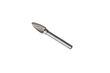 UID ダブルカット先端ツクシ型 超硬ロータリーバー Φ１０ｘ刃長２０mm シャンク6mm 【特徴】製造メーカーと協力して高品質な超硬材料を使用、切削性・耐摩耗性に優れます！！
