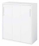 コクヨ　エディア　収納システム　高さ1050mmタイプ　下置き　3枚引き違い戸　幅900×奥行き450mm カラー:SAW（ホワイト）