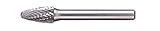 ムラキ MRA超硬バー 砲弾形 スパイラルカット φ6mm 4.0X15 CB3C100S