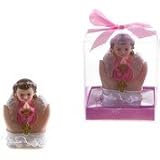Ddi 1774735 Baby Angel Praying on Palms Poly Resin - Pink Pack of 48