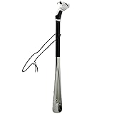 pasotti (パソッティ) イタリア製 靴べら ロング ハンドル シューホーン アニマルヘッド 犬 ドッグ フレンチブルドッグ パンダ ゴールド 金 おしゃれ 高級 プレゼント パンダ シルバー