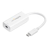 StarTech.com USB-C - Mini DisplayPort ディスプレイ変換アダプター／4K60Hz／DP Altモード／Thunderbolt 3対応／ホワイト／USB Type-CパソコンからMini DP モニターなどへの変換コネクター CDP2MDP