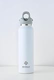 【REVOMAX公式】16oz 473ml 炭酸対応 ステンレスボトル 18時間保温 36時間保冷 真空断熱 水筒 ギフト レボマックス (Matt White)