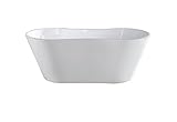 Eviva evtb6219 – 67 wh Smile Free Standing 67 "アクリル浴槽、ホワイト