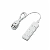 (まとめ) エレコム 電源タップ T-S02-2410WH〔×5セット〕