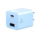 iphone 充電器 ケーブル pd充電器 20W 急速充電器 ipad 充電器 USB PD 対応 PSE技術基準適合 アイホン 充電 ACアダプター 電源アダプタ TYPE-C 充電 コード スマホ充電器 コンセント 電源アダプター iPad iPhone14 Pro 13 12 11 x 8 7mini Plus (ブルー, AC充電器（ケーブル無し）)
