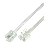 （まとめ）ミヨシ（MCO）6極4芯モジュラ-ケーブル 白 20m TC-420WH【×3セット】