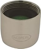 Neoperl 10 6800 3 Perlatorスモールメスエアレーター、1.5 GPM、3 / 4 " - 27、クロム（6パック）- 2488260