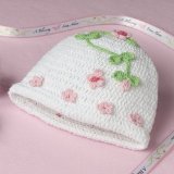 リリアンローズ24CA800 BL祝福かぎ針キャップ