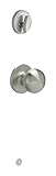 Dexter by Schlage JH59STR619 Stratus Knob Interior Handleset, Satin Nickel [並行輸入品]