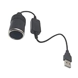 シガーアダプター 1.2m 12V-8W USB 5Vポートをシガーソケット12Vに変換するアダプター USBポートをシガーソケットに変換するアダプター 車用 12V車のシガレットライターソケット メス変換アダプタコード usb シガーソケット (USB→シガー変換アダプター 1.2m)