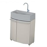 タキロン ガーデンドレッサー(腰高収納付屋外シンク) 単水栓 ベージュ