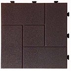 武田コーポレーション 溝入りラバージョイントマット ダークブラウン(DB) MJM-30MZDB