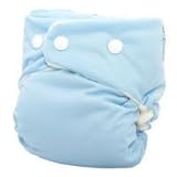 SoftBums One Size Cloth Diaper Echo Shell with Snaps (Snowcone) by Softbums [並行輸入品]
