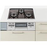 Panasonic ガスコンロ W600 クリアカラートップ(ショコラ) 両面焼 シルバー キッチン用 商品