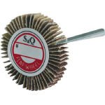 MURAKO(ムラコ) 軸付フラップ金具無し 外径25幅5軸径3mm 180# KN2505 【10個入り】