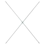 無印良品 スチールユニットシェルフ用クロスバー・特大・グレー KEC10A2A