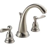 Delta FaucetデルタWindemere 2-handle 6で。To 16 in。Widespread洗面所蛇口withポップアップ