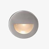 WAC Lighting WL-LED300-RD-BN LED Step Light Circular Scoop with Red by WAC Lighting