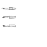 Champion 308-5/16-18-S HSS Hand Tap Set Taper-Bottom-Plug, Ground Thread H3 Limit, 3-Piece [並行輸入品]