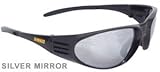Dewalt DPG56B-6C Ventilator Black Frame Silver Mirror High Performance Protective Safety Glasses wit
