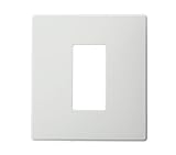 Leviton Wallplate Renoir IIの建築壁ボックスディマー、フィン左on、1 Wide Dimmerサポート AWP0F-1W 1