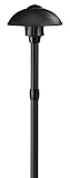 Hinkley Lighting 1544BK Small Ellipse Path Light, 12 Watt T5 Wedge Base Light Bulb, Black [並行輸入品]