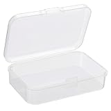 PATIKIL 小物収納ケース 12個セット 75x50x21mm 透明 PP製 パーツケース 整理ボックス プラスチック 透明タイプ