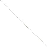 Gerson 38624 – 60ライト20 'シルバーワイヤウォームホワイト電池式屋外LED Microミニチュアクリスマスライト文字列セットwithタイマー