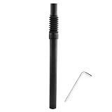 Azarxis 自転車 シートポスト アルミニウム シートピラー 自転車サドル支柱 25.4mm 27.2mm 28.6mm 30.4mm 30.8mm 31.6mm 長さ350mm マウンテンバイク、ロードバイク、クロスバイク (ブラック - 03, 25.4 x 350mm)