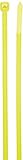 Aviditi CT444C Nylon Cable Tie, 8" Length x 0.14" Width, Yellow (Case of 1000) [並行輸入品]