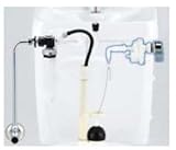 INAX　LIXIL・リクシル　トイレ　リモコン自動洗浄ハンドル　流せるもん　【CWA-12B】　振り向かずにラクな姿勢で便器洗浄。取付けもカンタンです。