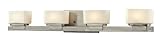 z-lite 3019 – 4 V-led Gaia 4ライト32 – 3 / 4 "ワイドLED浴室洗面化粧台ライト、 1