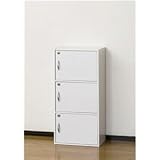 鍵付き3段ボックス ホワイト【組立】 生活用品 インテリア 雑貨 インテリア 家具 収納家具 その他の収納家具 [並行輸入品]