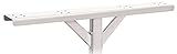 Salsbury Industries Spreader 4 Wide with 2のアームサポートRoadsideメールボックス 4384WHT 1