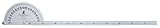 シンワ測定 プロトラクター 直径320 1本竿 竿1m目盛付き No.1000 シルバー 62847