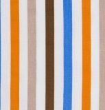 Mod Sports Stripes crib fitted sheet by Bacati
