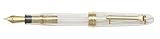 Sailor 1911 L クリア 透明 GT 21K ゴールド 太字 万年筆 - 11-2001-600