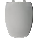 Bemis 1240205162 Eljer Emblem Plastic Elongated Toilet Seat Silver [並行輸入品]