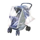 Comfy Baby Deluxe Rain Cover with Side Netting - Fits Strollers with a Canopy by Comfy Baby