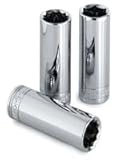 Sk Hand Tool Llc SK40466 .38 in. Drive 6 Point Extra Long Deep Fractional Socket .50 in.