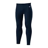 [ミズノ] サッカーウェア 裏起毛インナータイツ 保温 ストレッチ 抗菌防臭 P2MBB550 ドレスネイビー 2XL