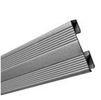Systematic Art TACT6001SR Click-Track Deco Wall-Mount, Silver 72 in.