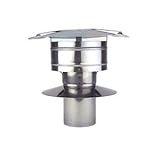 4" Z-Vent Rain Cap with Storm Collar [並行輸入品]