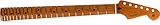 Fender フェンダー ギター用リプレイスメントネック Roasted Maple Stratocaster® Neck, 22 Jumbo Frets, 12", Maple, Flat Oval Shape