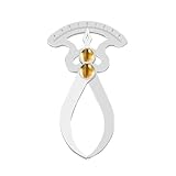 EdisonBrain キャリパー 亜鉛合金製 目盛付き 木工用 隙間 ゲージ スプリング 外径 内径 4.5cm ジュエリー 測定 定規 ギャップ ノギス