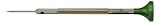 BERGEON ステンレスドライバーグリーン 2.0mm+替先2本 30081-AT-200