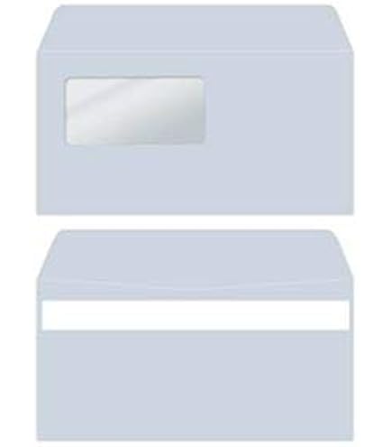 Amazon | 弥生 窓付封筒(アクア)シールのり付き | 窓付き封筒 | 文房具